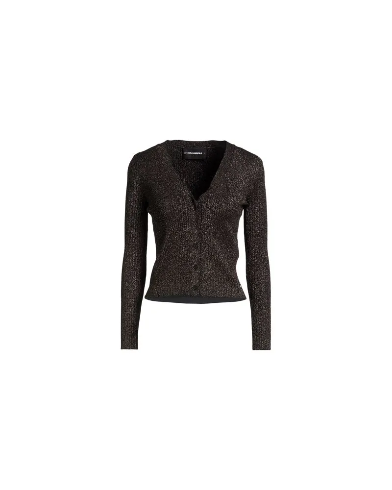 Karl Lagerfeld STRICKWAREN - Strickjackenauf YOOX.COM Schwarz