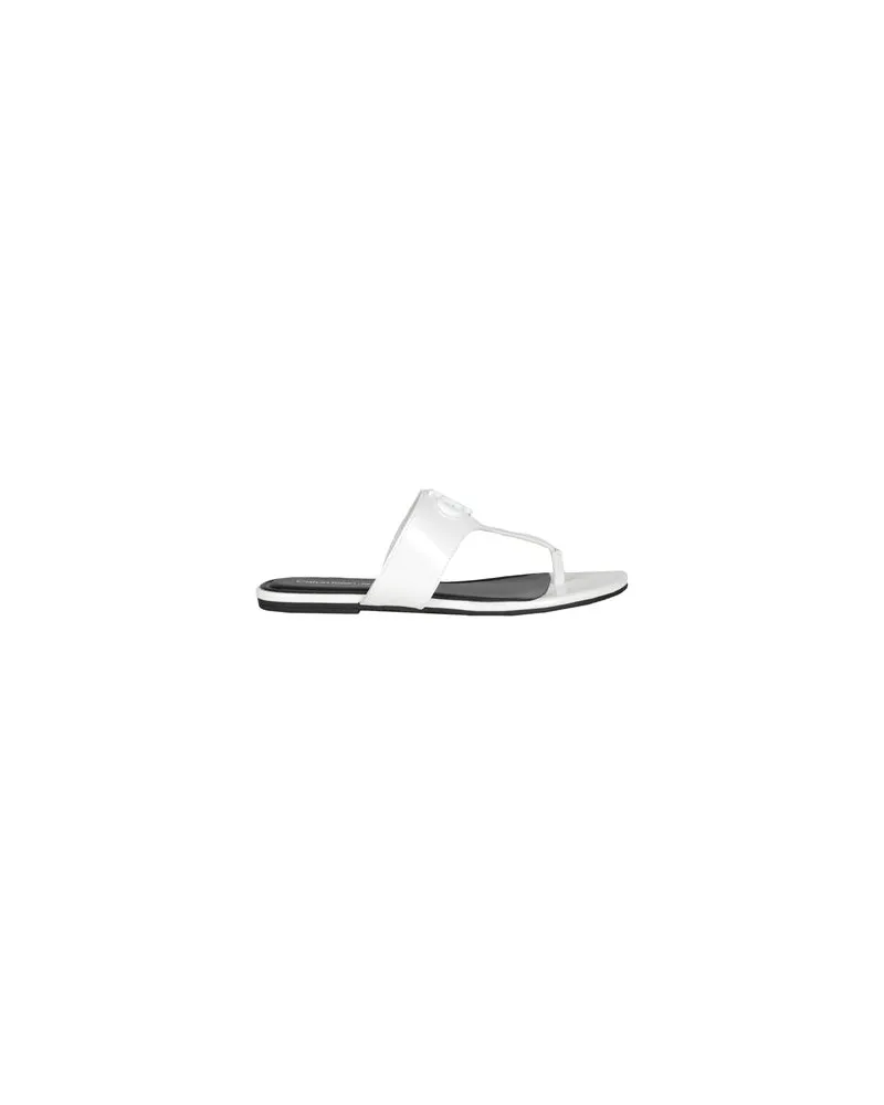 Calvin Klein SCHUHE - Zehentrennerauf YOOX.COM Weiß