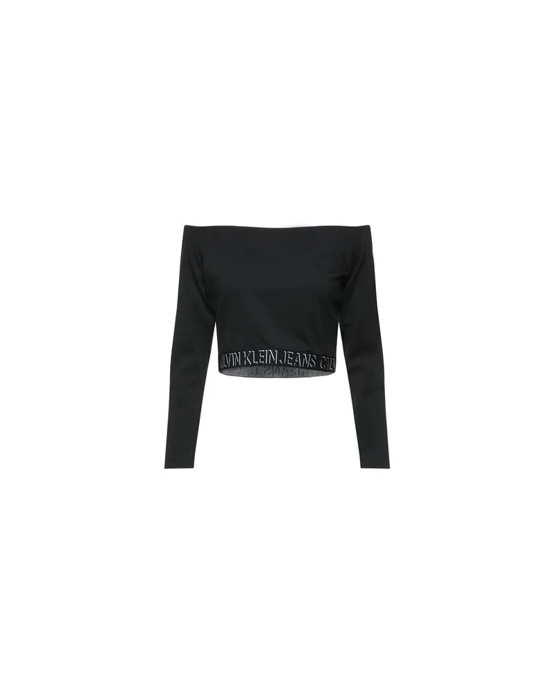 Calvin Klein TOPS - T-shirtsauf YOOX.COM Schwarz