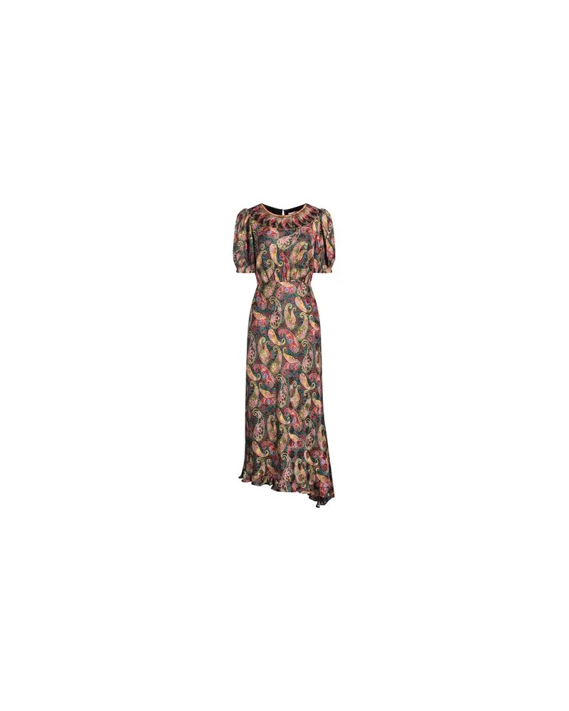 Saloni KLEIDER - Maxi-Kleiderauf YOOX.COM Militärgrün