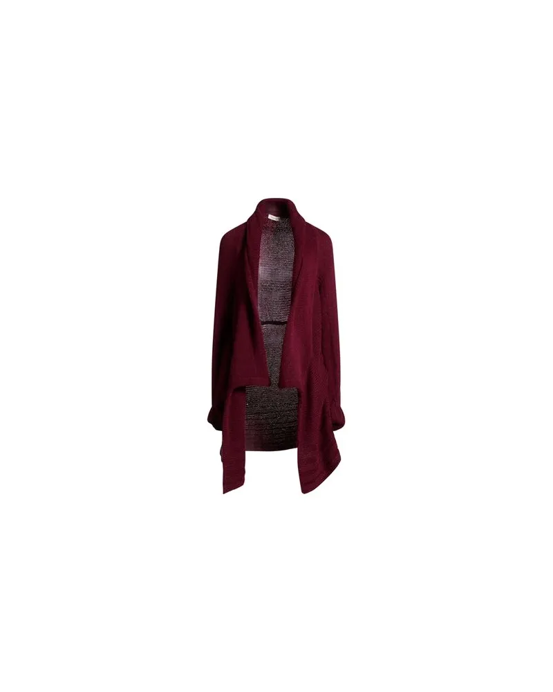 Manila Grace STRICKWAREN - Strickjackenauf YOOX.COM Bordeaux