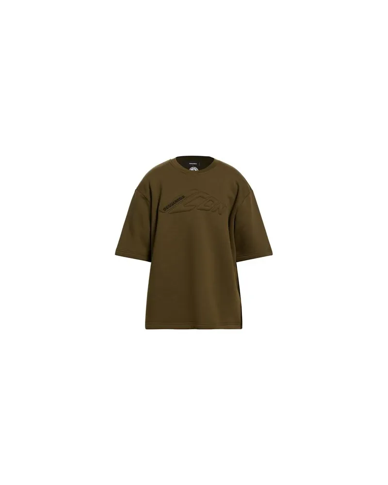Dsquared2 TOPS - Sweatshirtsauf YOOX.COM Militärgrün