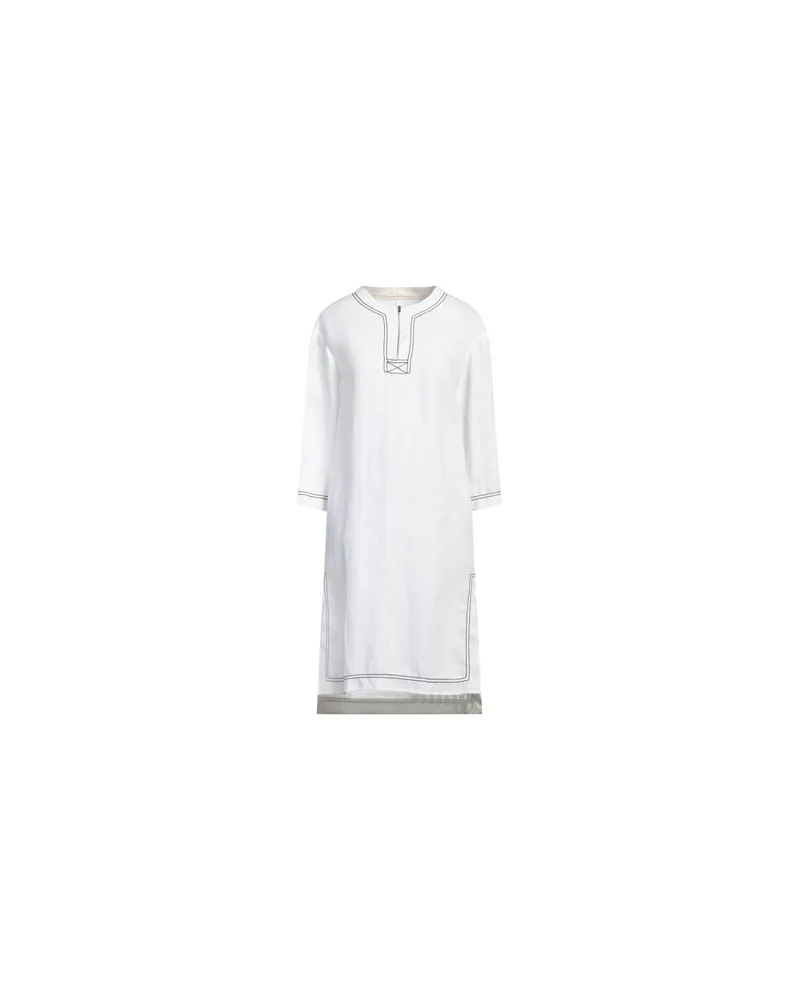 AGNONA KLEIDER - Midi-Kleiderauf YOOX.COM Weiß