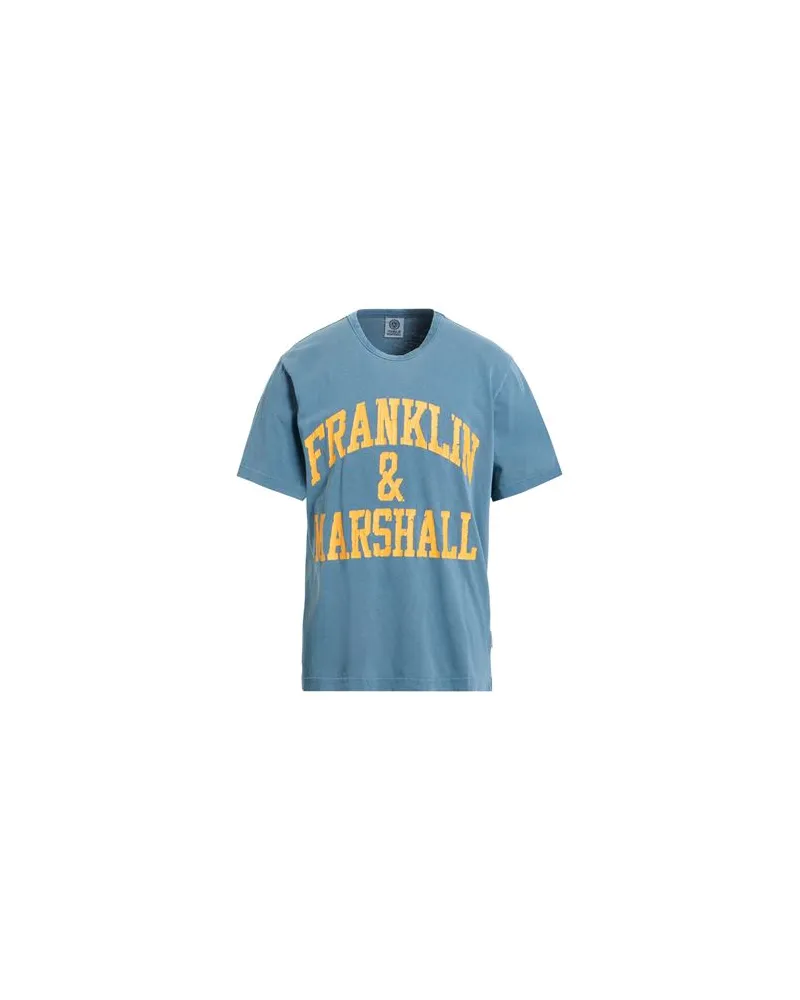 Franklin & Marshall TOPS - T-shirtsauf YOOX.COM Taubenblau