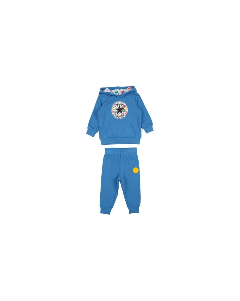 Converse CNVB SQUIGGLE PO HOODIE SET  - NEUGEBORENE - Babykleidung-Setsauf YOOX.COM Azurblau