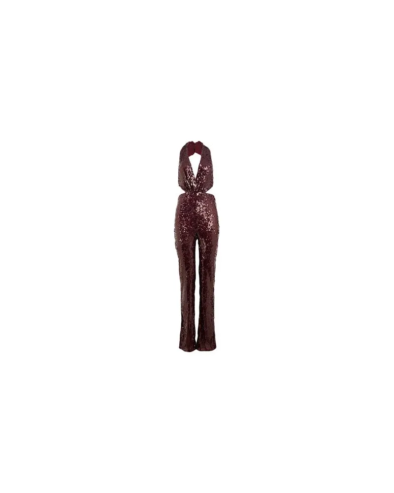 Patrizia Pepe OVERALLS - Jumpsuitsauf YOOX.COM Bordeaux