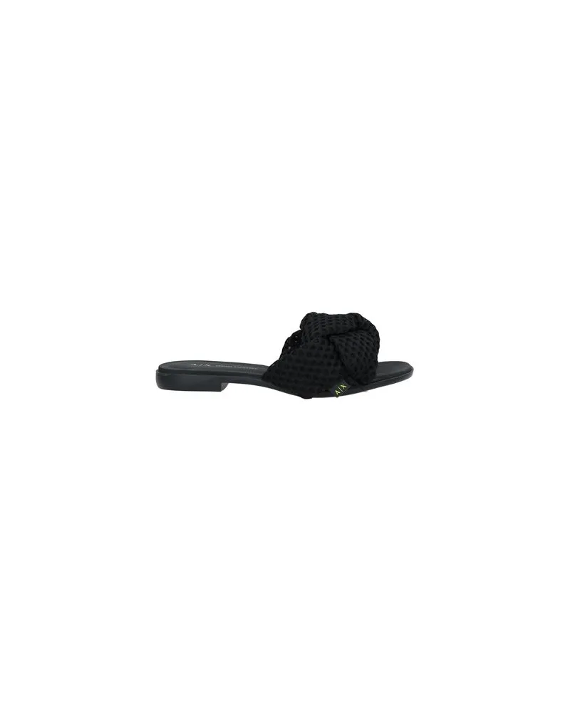 Armani Exchange SCHUHE - Sandalenauf YOOX.COM Schwarz
