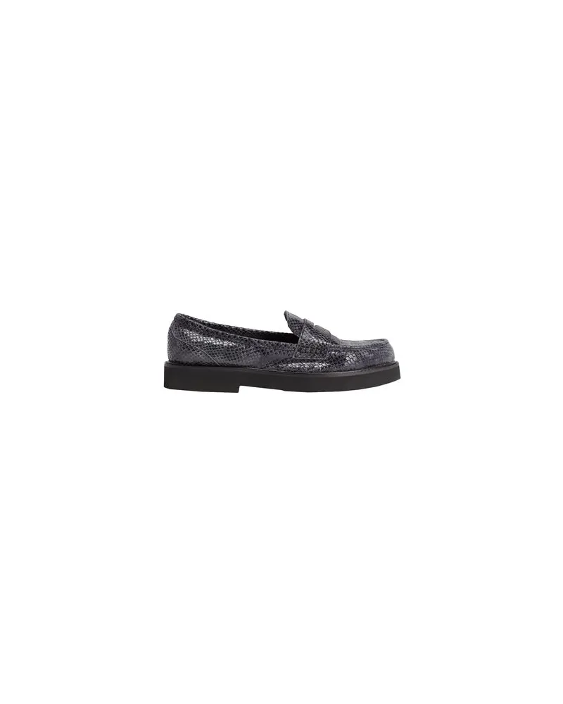 8 by Yoox LEATHER PENNY LOAFERS  - SCHUHE - Mokassinsauf YOOX.COM Blei