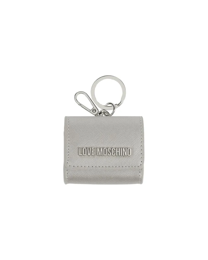 Moschino Kleinlederwaren - Portemonnaiesauf YOOX.COM Silber