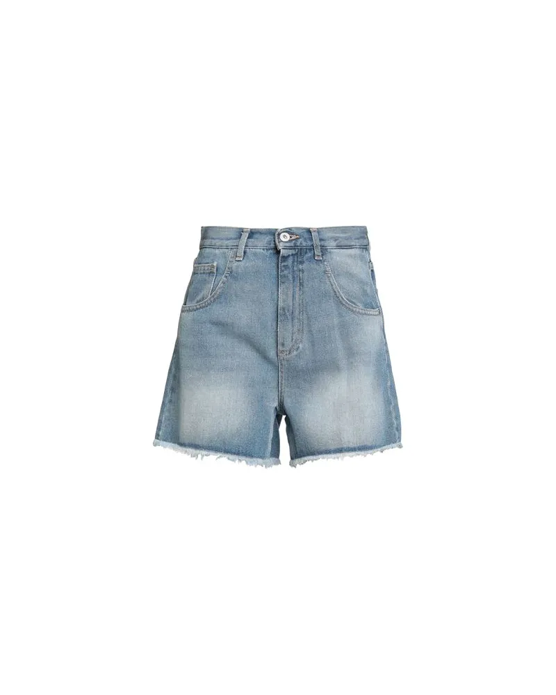 Kocca HOSEN & RÖCKE - Jeansshortsauf YOOX.COM Blau