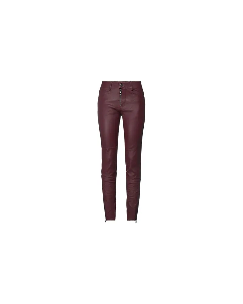 Zadig & Voltaire HOSEN & RÖCKE - Hosenauf YOOX.COM Bordeaux