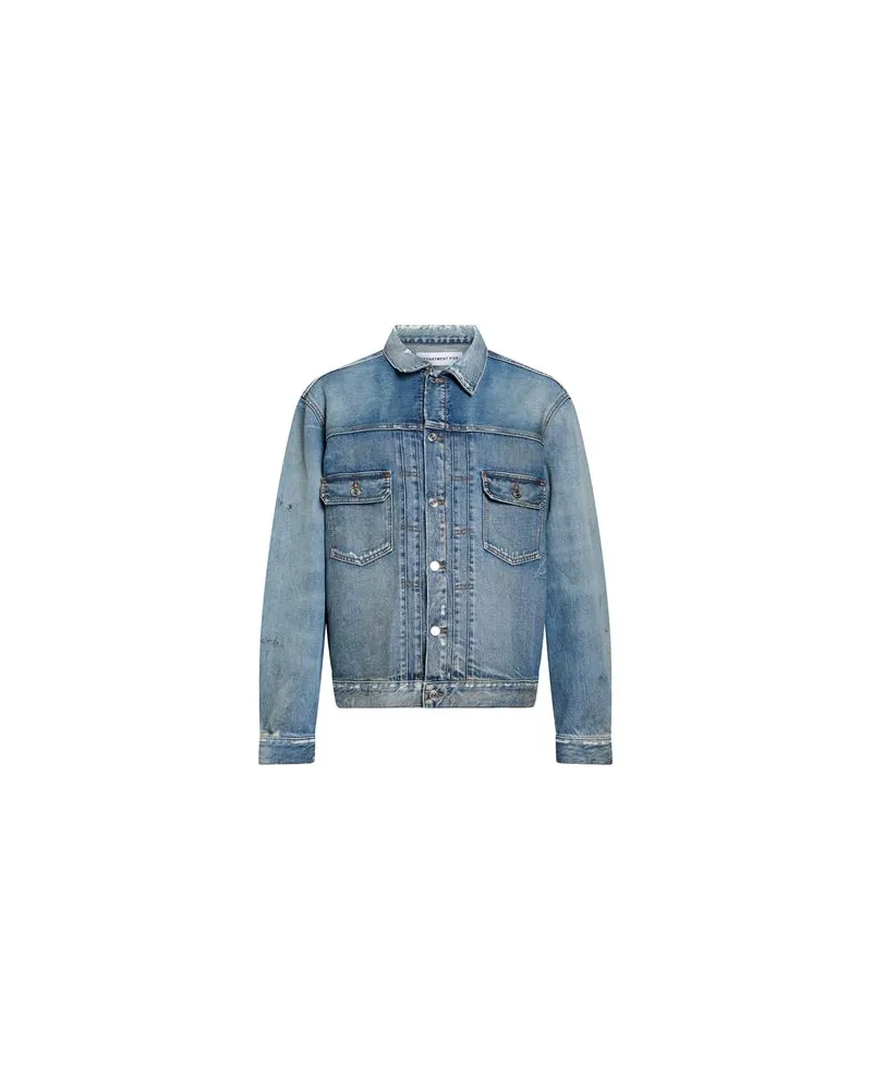 Department 5 JACKEN & MÄNTEL - Jeansjacken/Mäntelauf YOOX.COM Blau