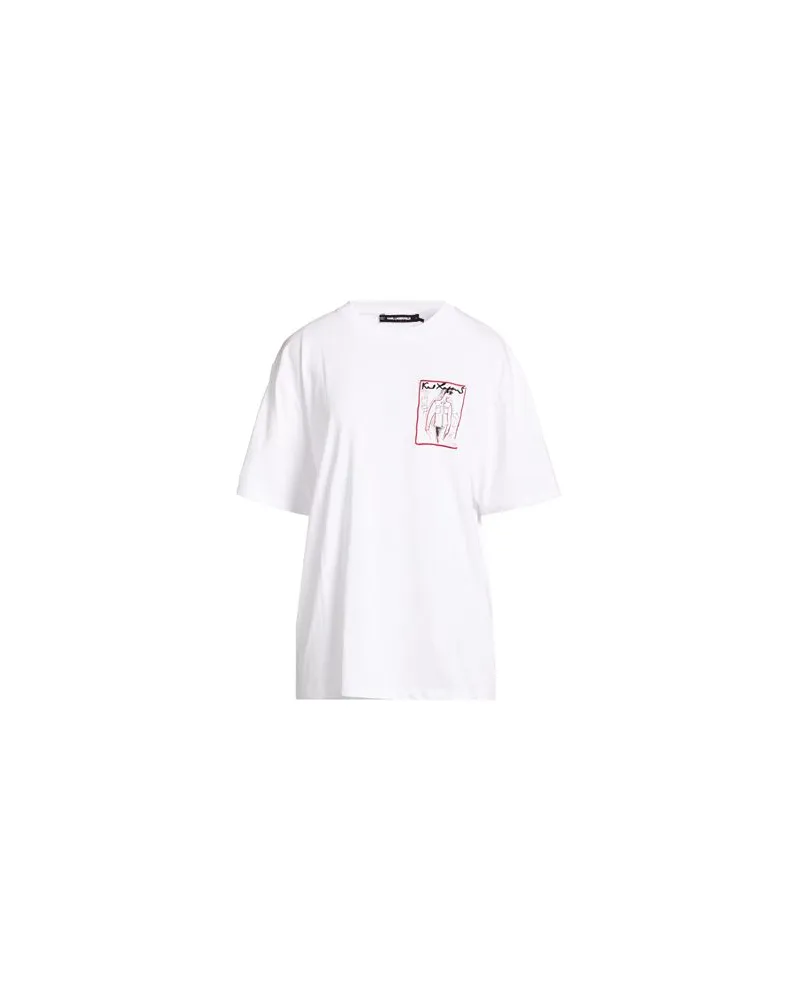 Karl Lagerfeld TOPS - T-shirtsauf YOOX.COM Weiß