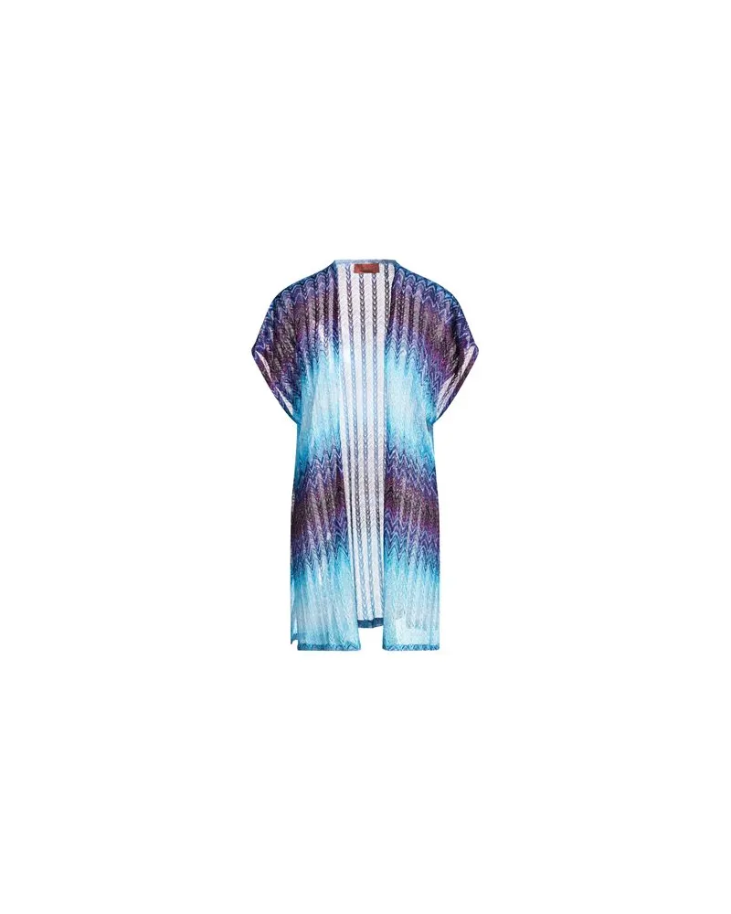 Missoni STRICKWAREN - Strickjackenauf YOOX.COM Blau