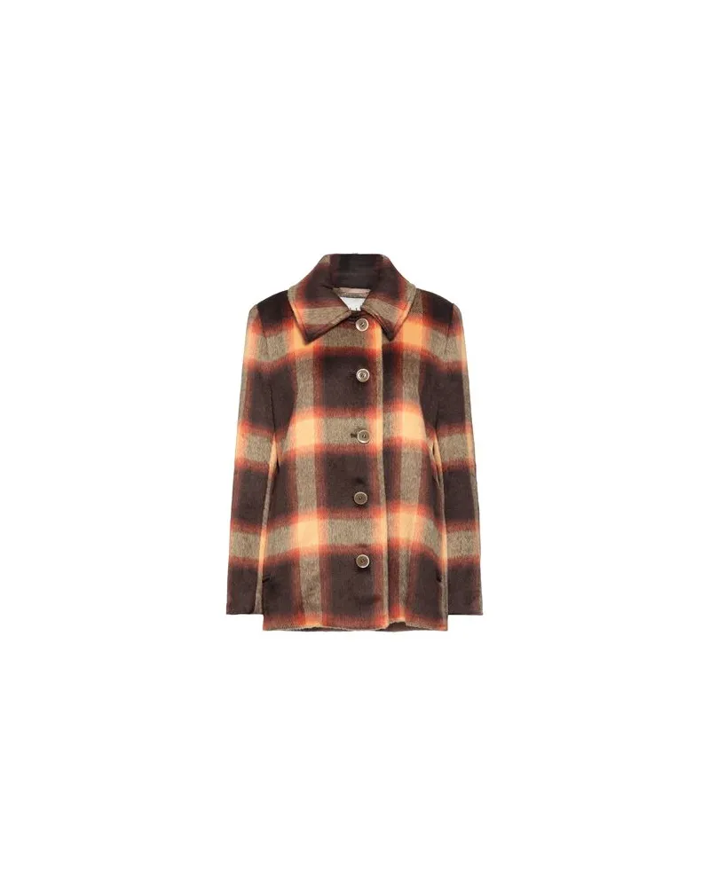 Rodebjer JACKEN & MÄNTEL - Mäntelauf YOOX.COM Orange
