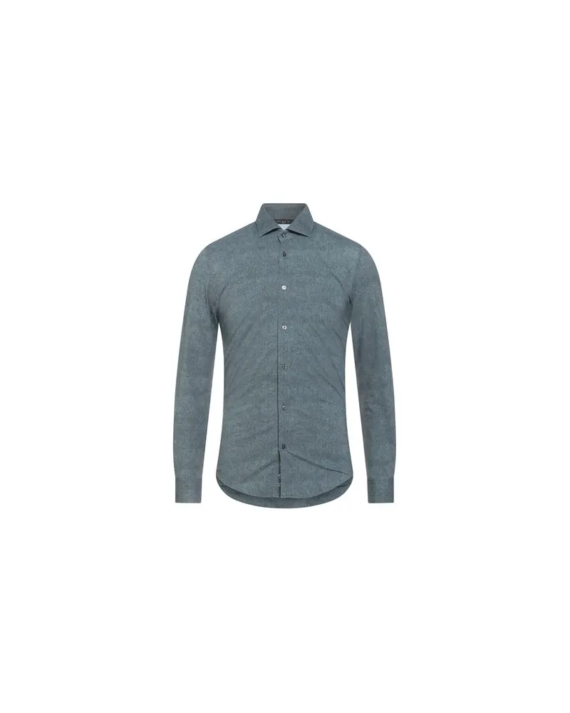 Brian Dales TOPS - Hemdenauf YOOX.COM Taubenblau