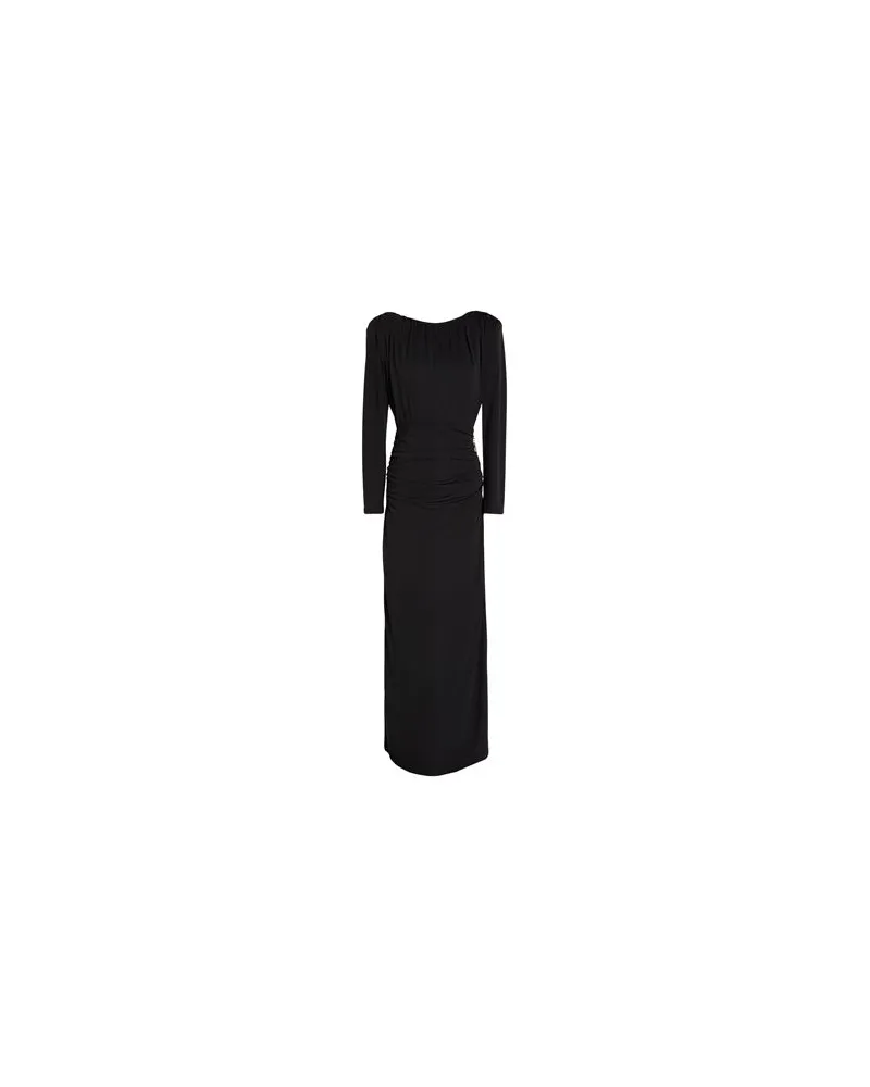 Fracomina KLEIDER - Maxi-Kleiderauf YOOX.COM Schwarz