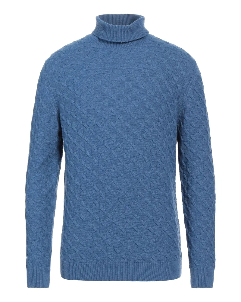 Heritage Rollkragenpullover Taubenblau