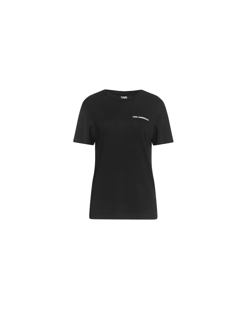 Karl Lagerfeld TOPS - T-shirtsauf YOOX.COM Schwarz