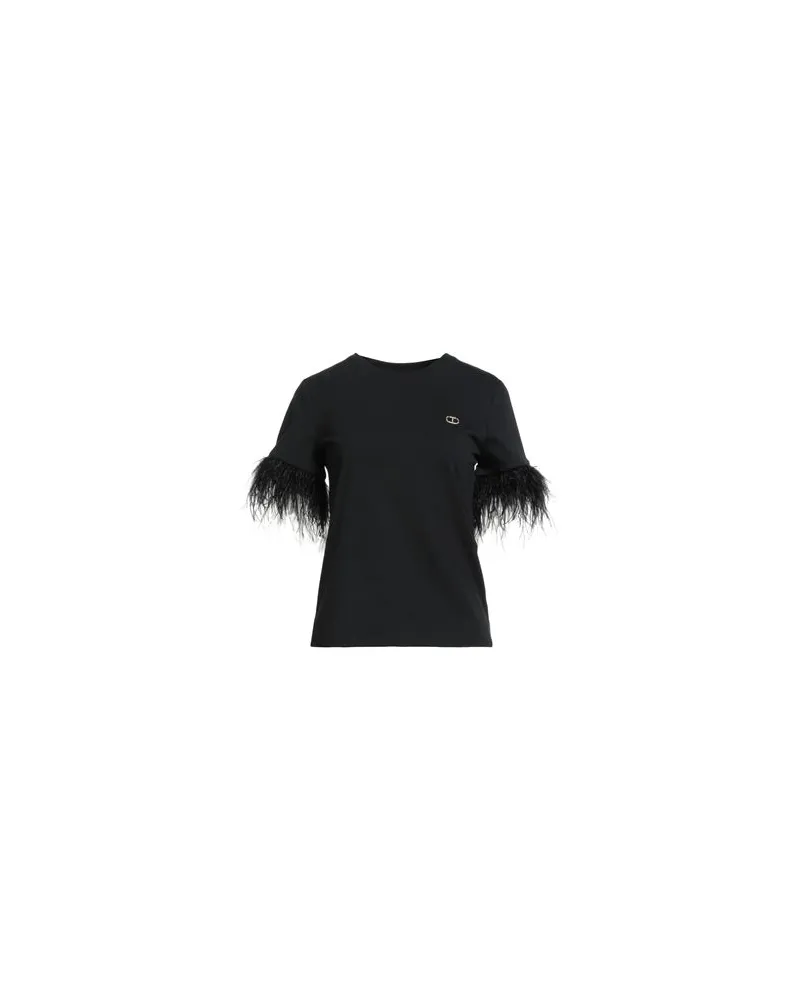 Twin-Set TOPS - T-shirtsauf YOOX.COM Schwarz