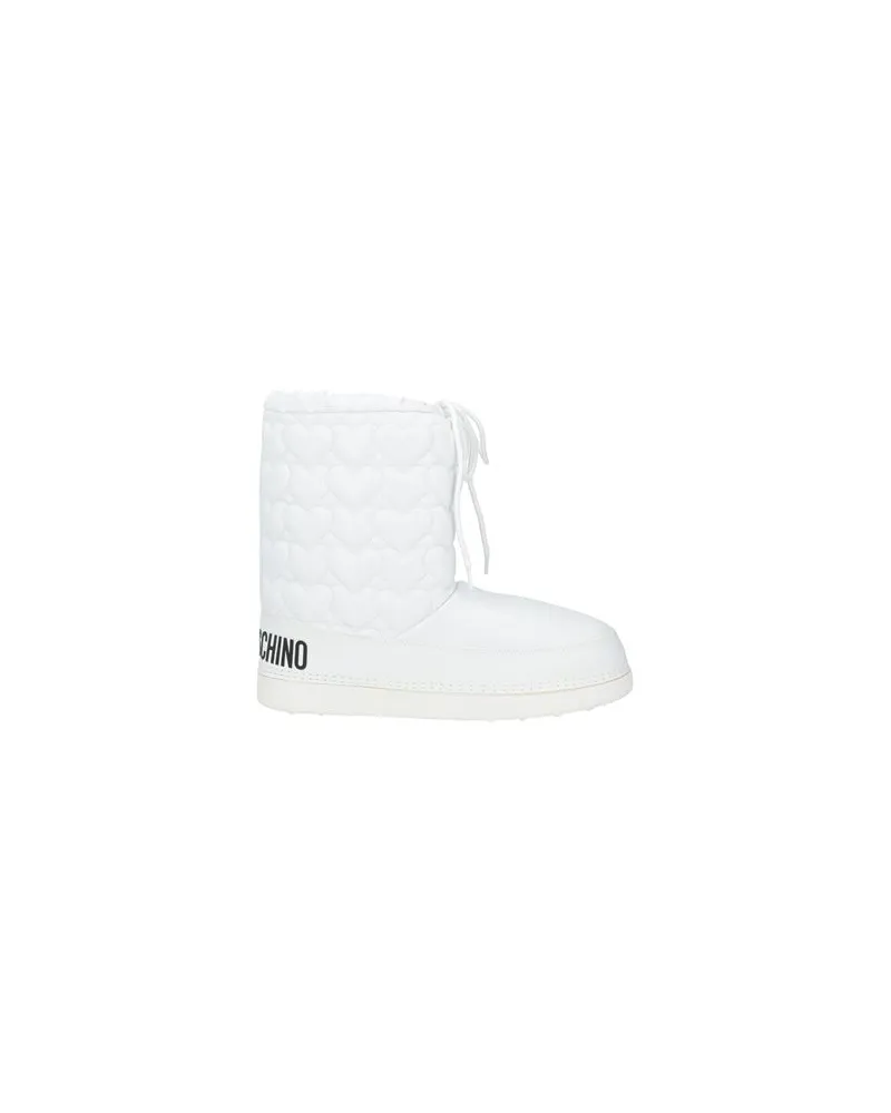 Moschino SCHUHE - Stiefelauf YOOX.COM Weiß