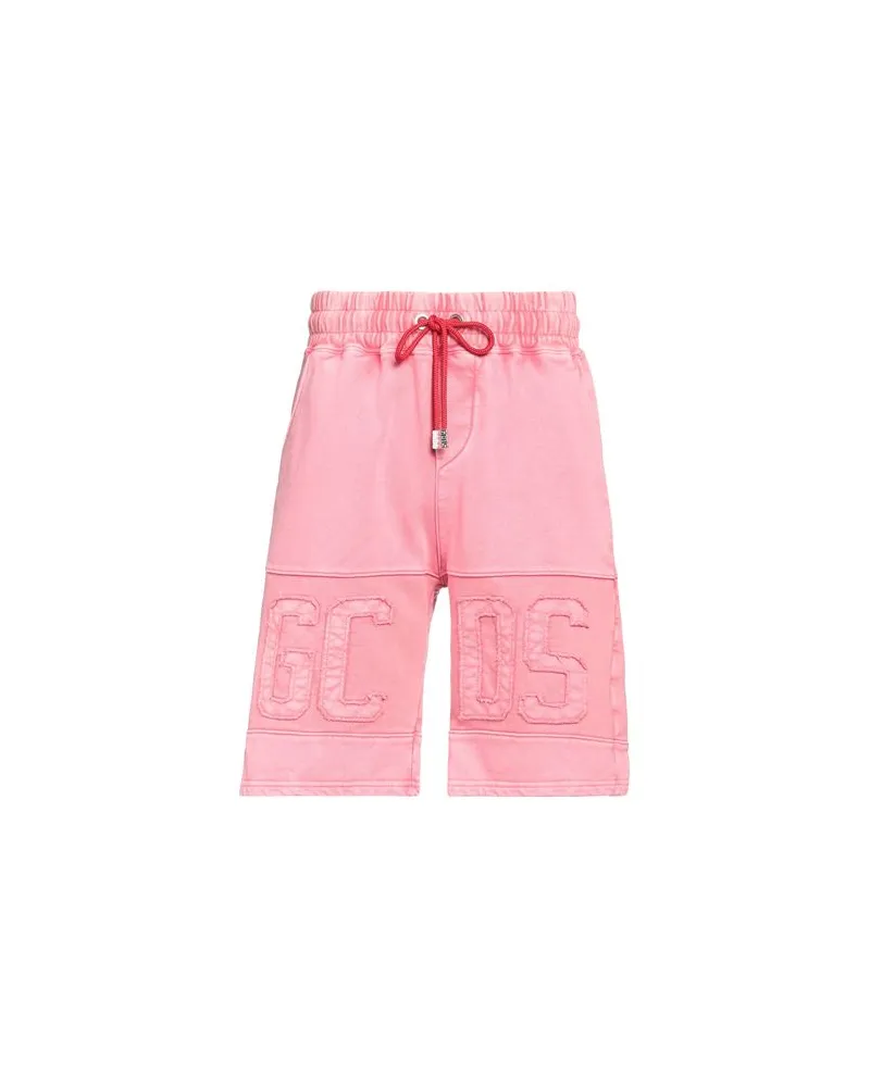 GCDS OVERDYED BAND LOGO REGULAR SWEATSHORTS - HOSEN & RÖCKE - Shorts & Bermudashortsauf YOOX.COM Rosa