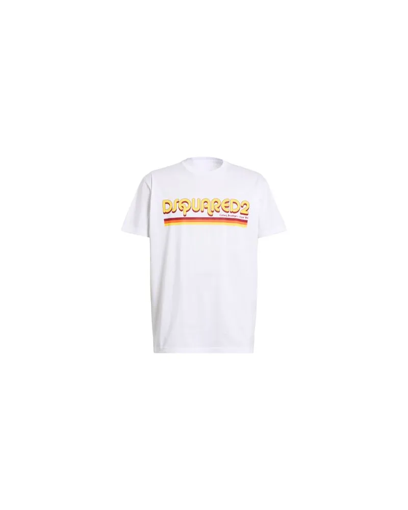 Dsquared2 TOPS - T-shirtsauf YOOX.COM Weiß