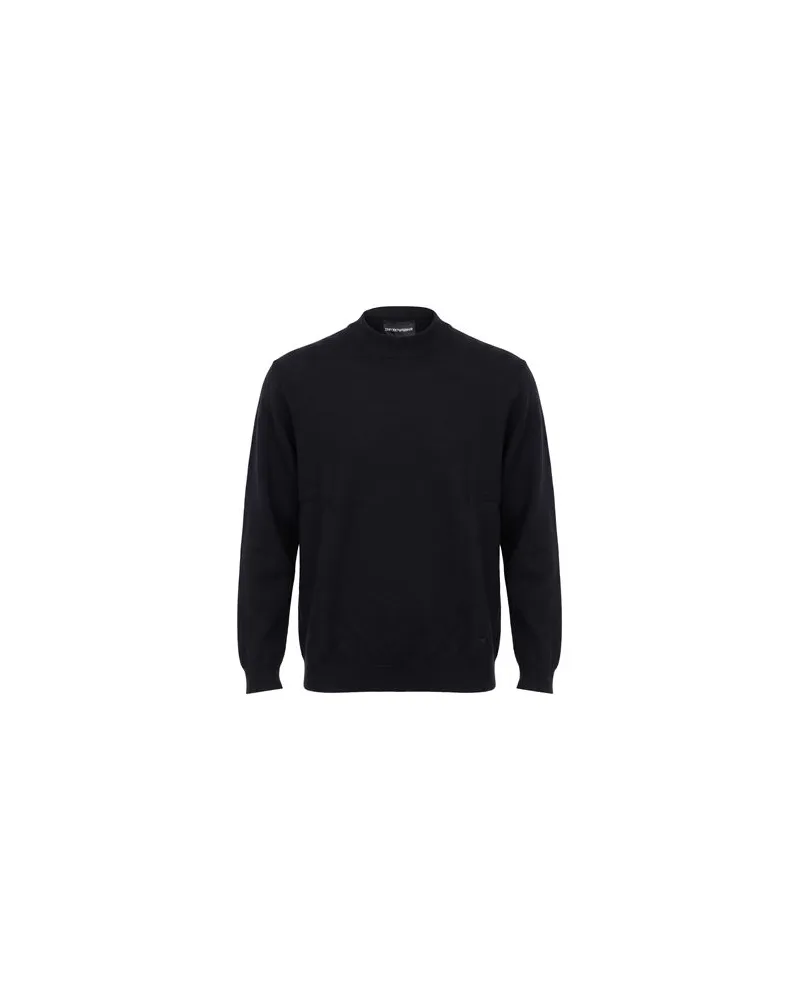 Emporio Armani STRICKWAREN - Rollkragenpulloverauf YOOX.COM Nachtblau