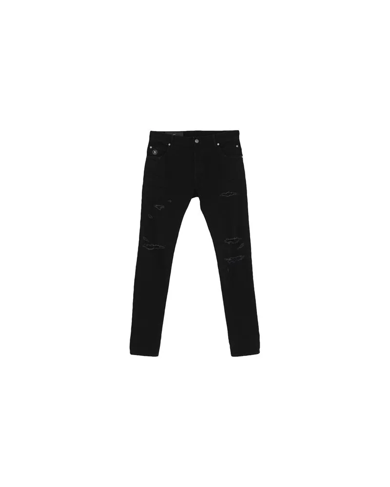 Balmain HOSEN & RÖCKE - Jeanshosenauf YOOX.COM Schwarz
