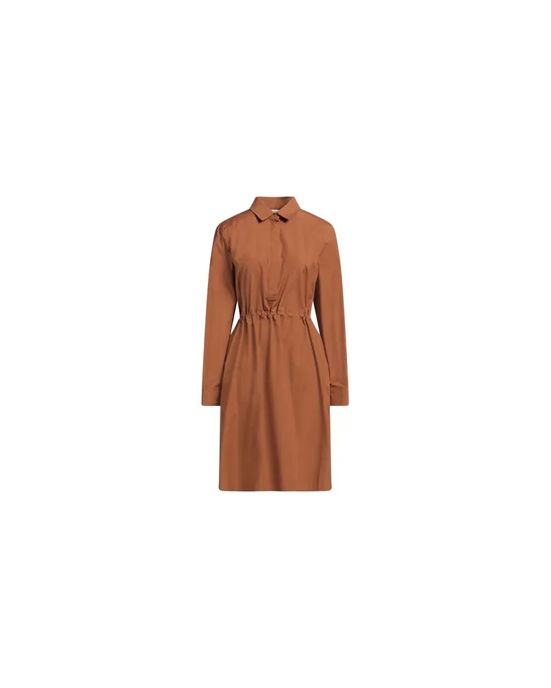 Max Mara KLEIDER - Midi-Kleiderauf YOOX.COM Lederfarben