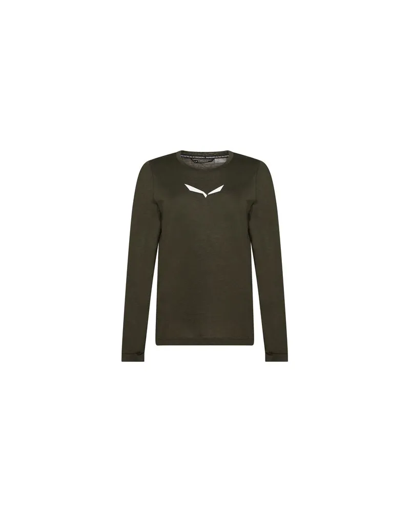 Salewa EAGLE SOLIDLOGO  - TOPS - T-shirtsauf YOOX.COM Dunkelgrün