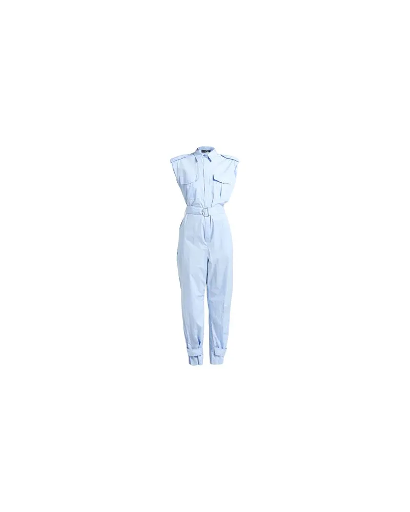 Icona By Kaos OVERALLS - Jumpsuitsauf YOOX.COM Himmelblau