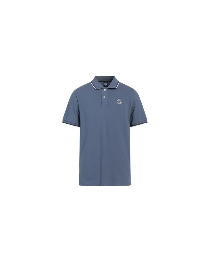 North Sails TOPS - Poloshirtsauf YOOX.COM Taubenblau