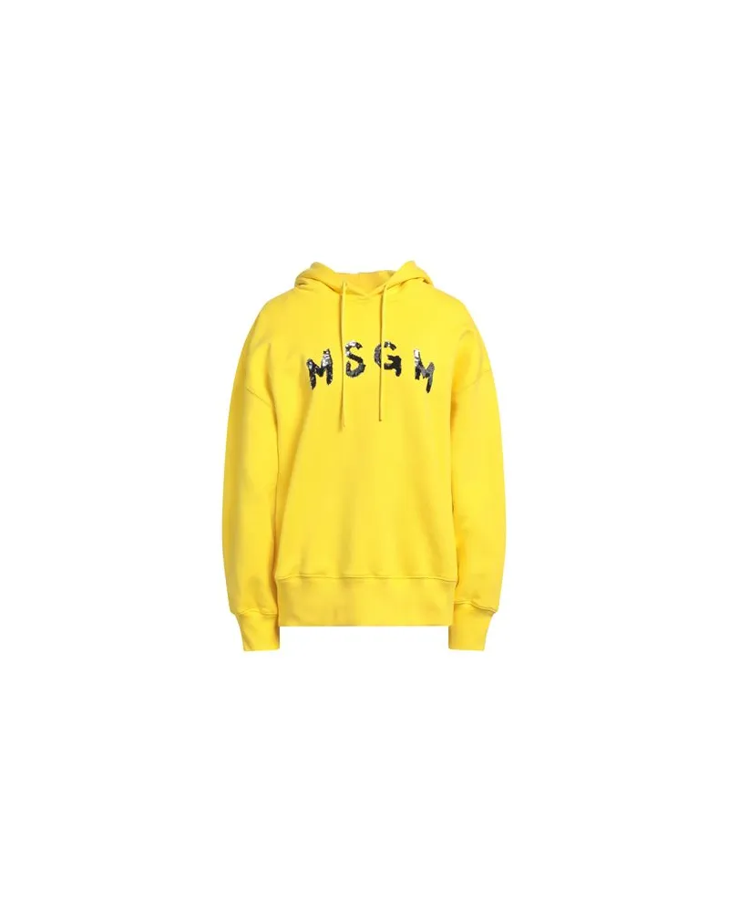 MSGM TOPS - Sweatshirtsauf YOOX.COM Gelb