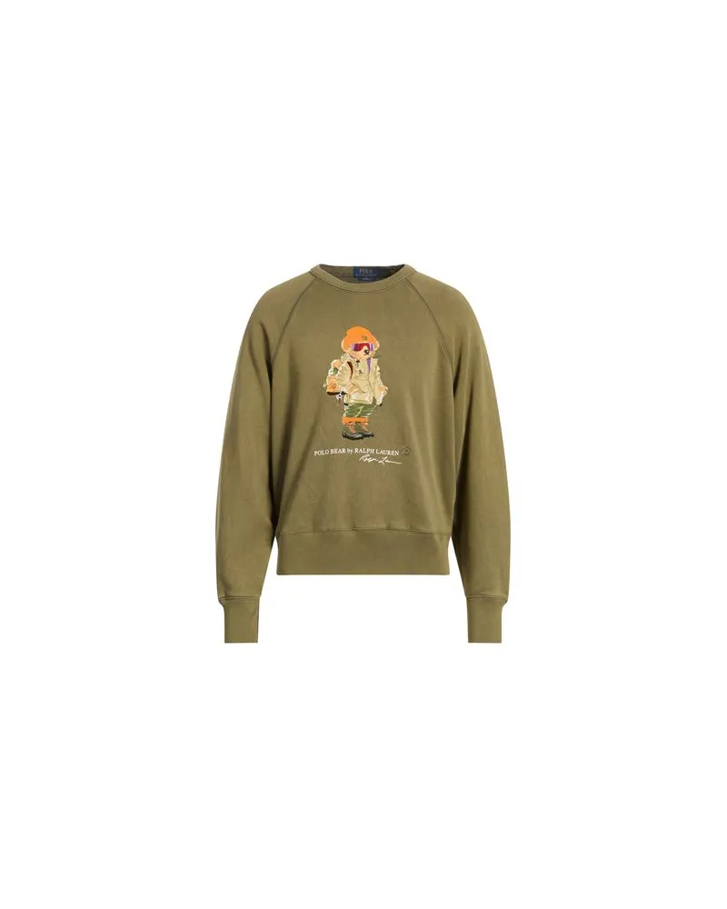 Ralph Lauren TOPS - Sweatshirtsauf YOOX.COM Militärgrün
