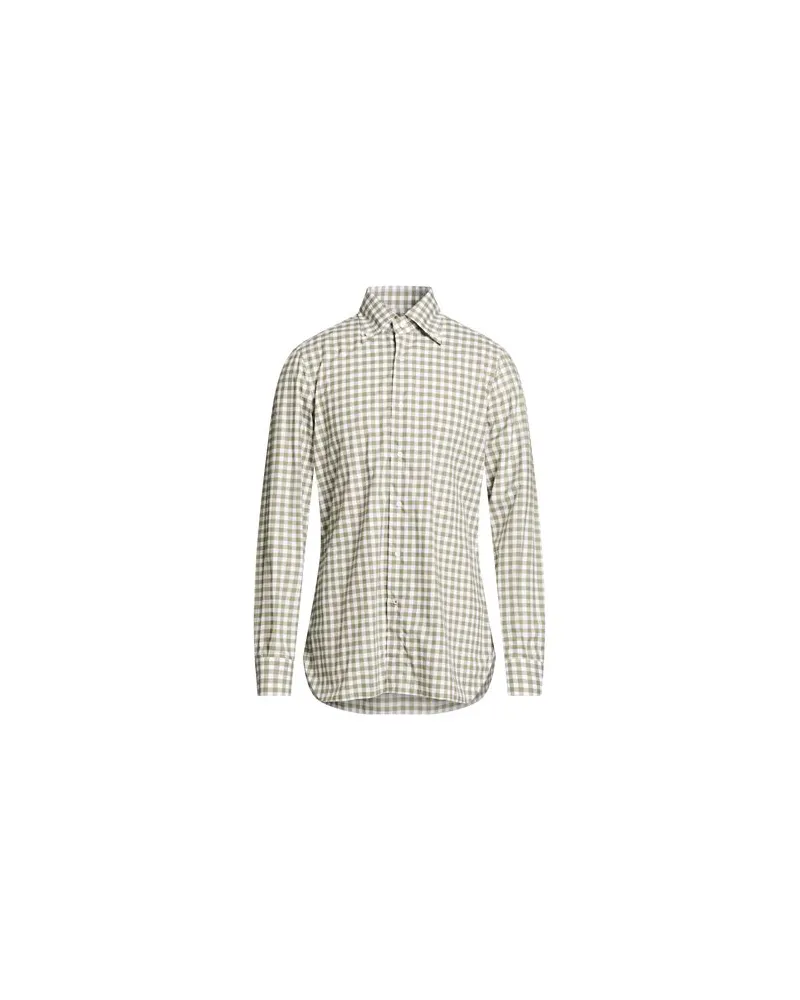 Isaia TOPS - Hemdenauf YOOX.COM Salbeigrün