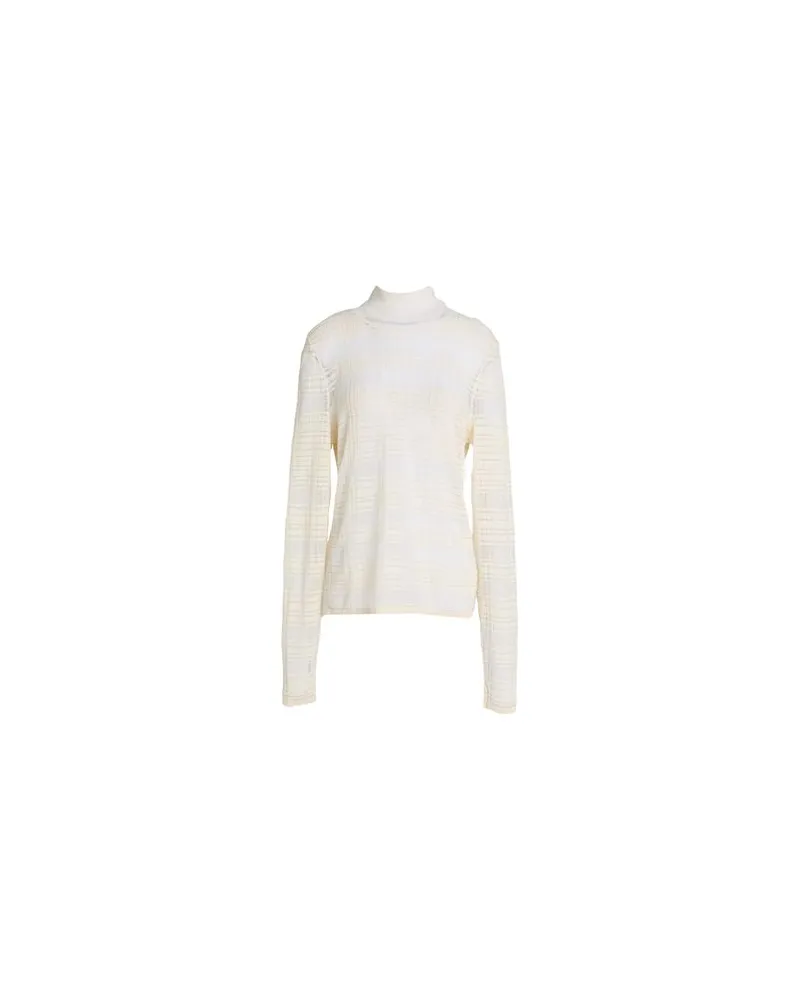Proenza Schouler WHITE LABEL - STRICKWAREN - Rollkragenpulloverauf YOOX.COM Cremeweiß