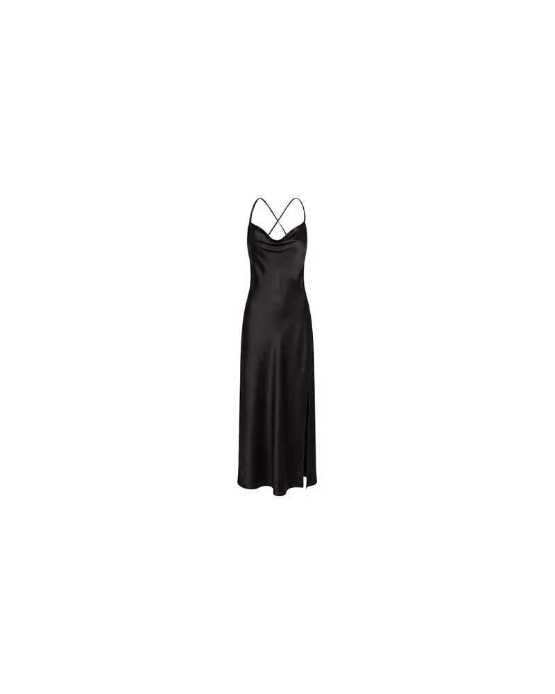 YES ZEE by Essenza KLEIDER - Maxi-Kleiderauf YOOX.COM Schwarz