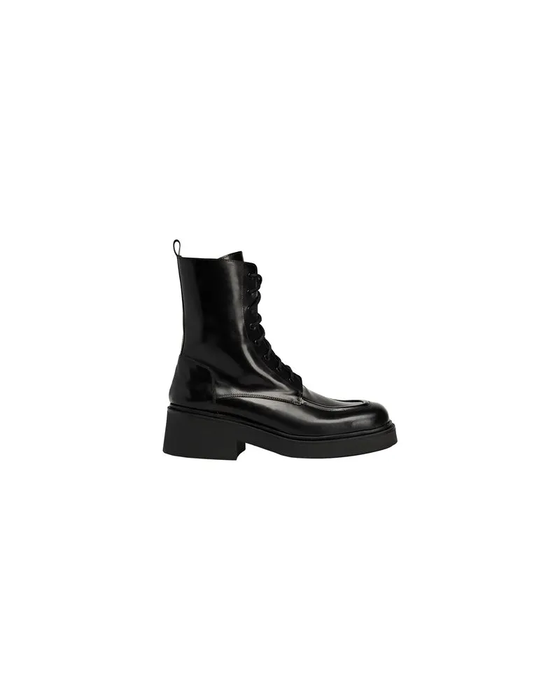 8 by Yoox CHUNKY LACE-UP BOOTS - SCHUHE - Stiefelettenauf YOOX.COM Schwarz