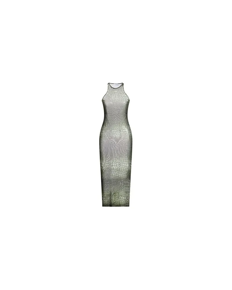 OFF-WHITE KLEIDER - Maxi-Kleiderauf YOOX.COM Schwarz