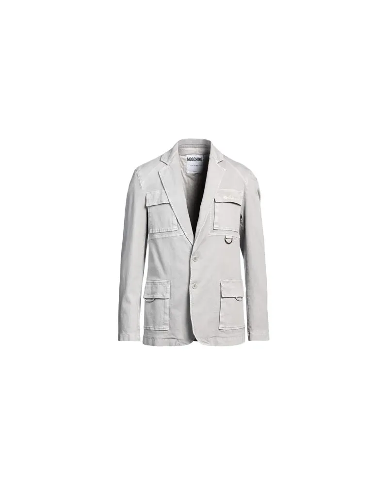 Moschino COUTURE - JACKEN & MÄNTEL - Jeansjacken/Mäntelauf YOOX.COM Hellgrau