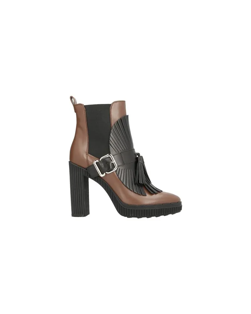 TOD'S SCHUHE - Stiefelettenauf YOOX.COM Braun