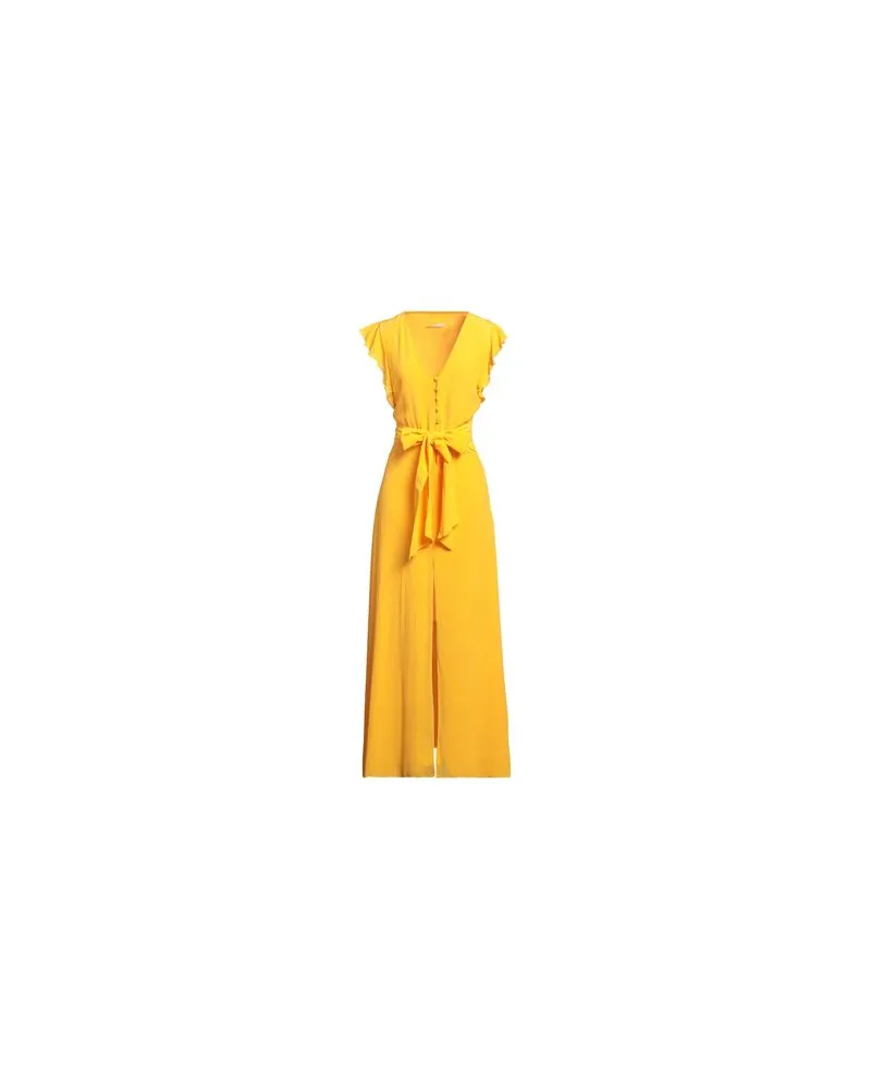 Patrizia Pepe KLEIDER - Maxi-Kleiderauf YOOX.COM Gelb