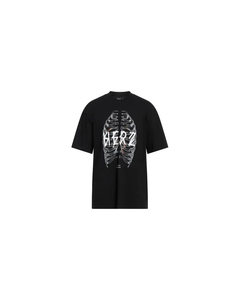 44 LABEL GROUP TOPS - T-shirtsauf YOOX.COM Schwarz