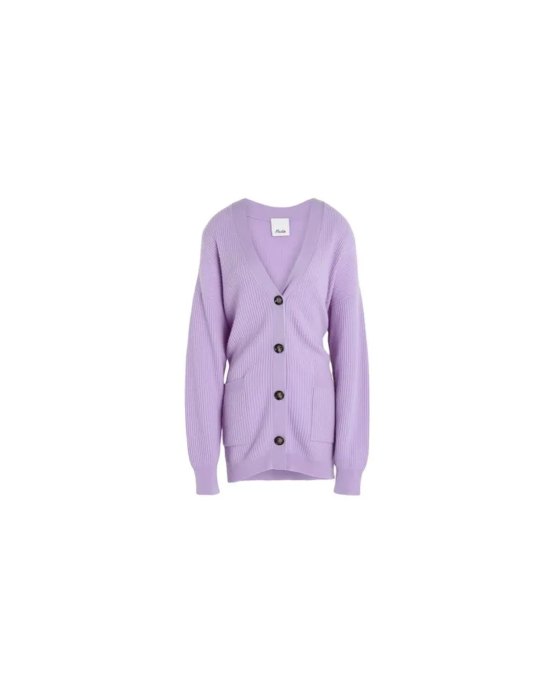 ALLUDE STRICKWAREN - Strickjackenauf YOOX.COM Violett