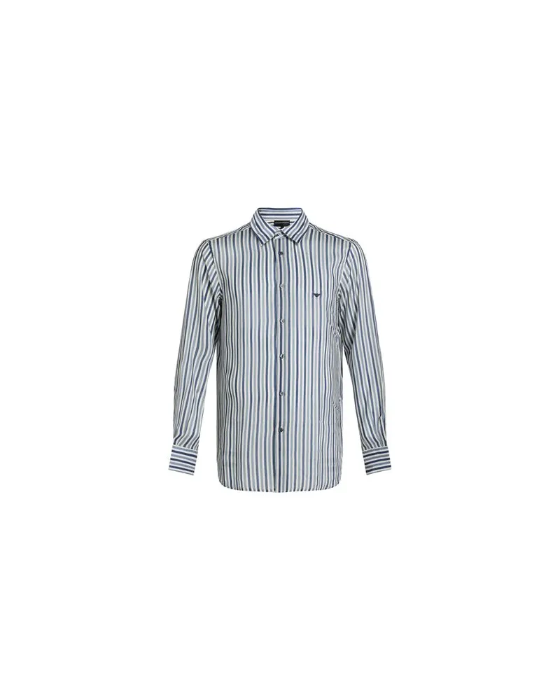 Emporio Armani TOPS - Hemdenauf YOOX.COM Blau