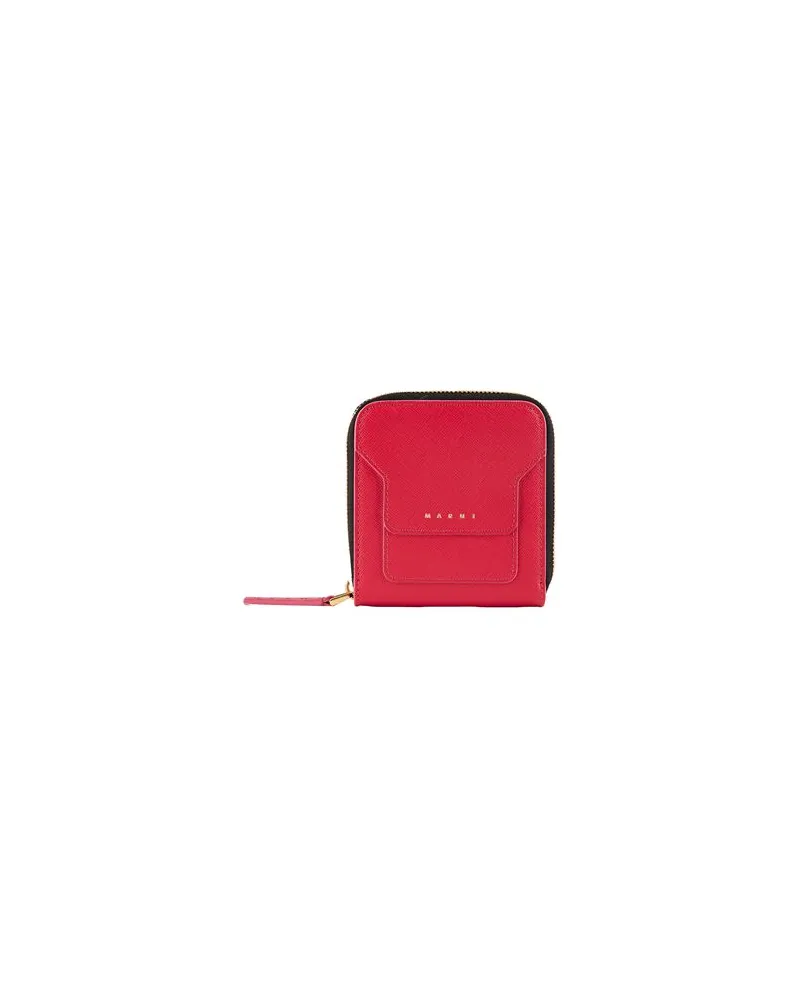 Marni Kleinlederwaren - Brieftaschenauf YOOX.COM Koralle