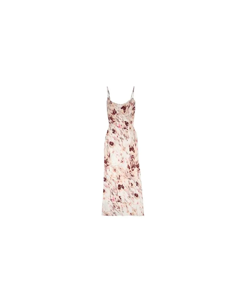 120% Lino KLEIDER - Maxi-Kleiderauf YOOX.COM Elfenbein