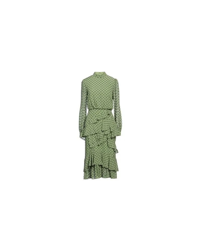 Saloni KLEIDER - Midi-Kleiderauf YOOX.COM Militärgrün