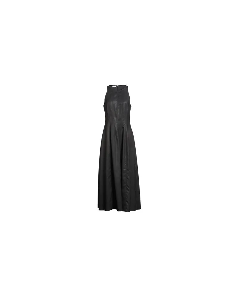 Brunello Cucinelli KLEIDER - Maxi-Kleiderauf YOOX.COM Schwarz